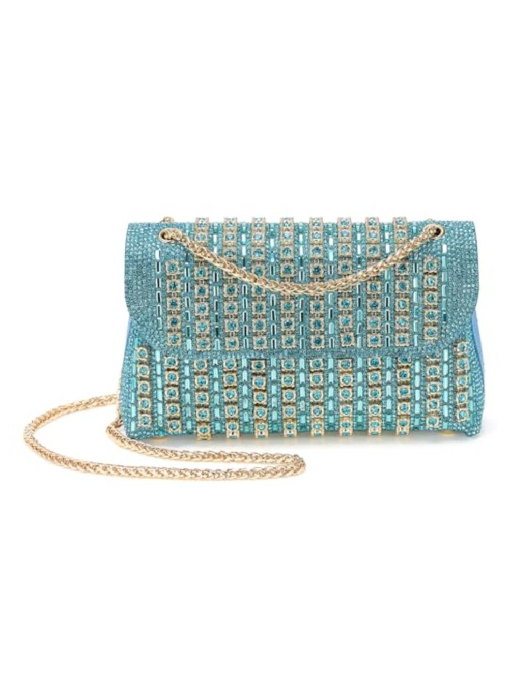 Rhinestone Clutch Crossbody Formal Evening Bag for Women